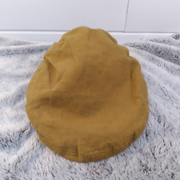 Brixton Linen Blend Newsboy Hat / Cap in a Neutral Tan Colourway. Size Large,EUC - Picture 3 of 6